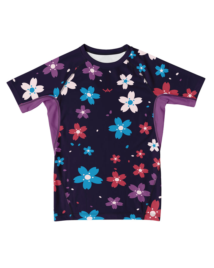 Tribe Alpha – Nebula Flowers – Short Sleeve Rashguard