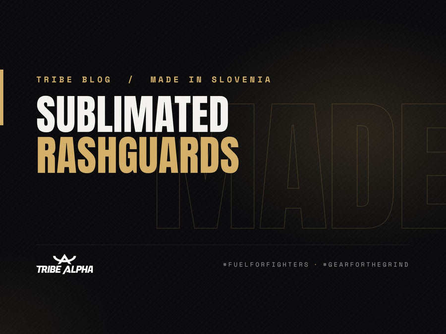 How Tribe Alpha sublimated rashguards are made in Slovenia cover