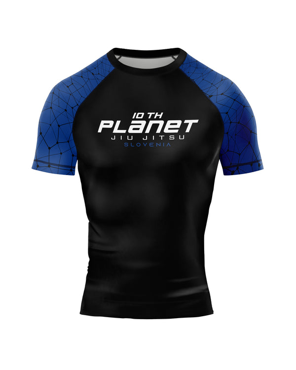 10th Planet – Blue Belt – Short Sleeve Ranked Rashguard