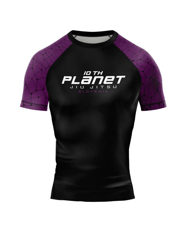 10th Planet – Purple Belt – Short Sleeve Ranked Rashguard