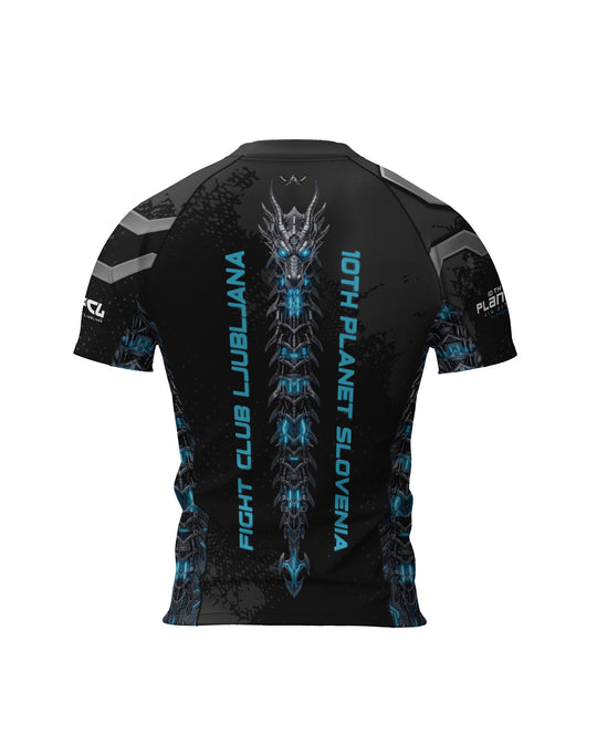 Rashguard 10th Planet x FCL - Alien vs. Dragon - Short Sleeves