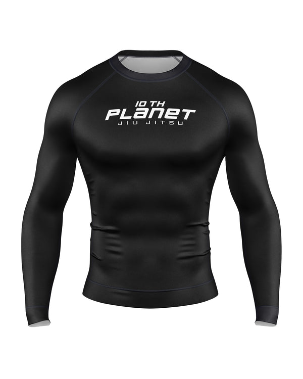 10th Planet – Classic AllBlack – Short Sleeve Rashguard