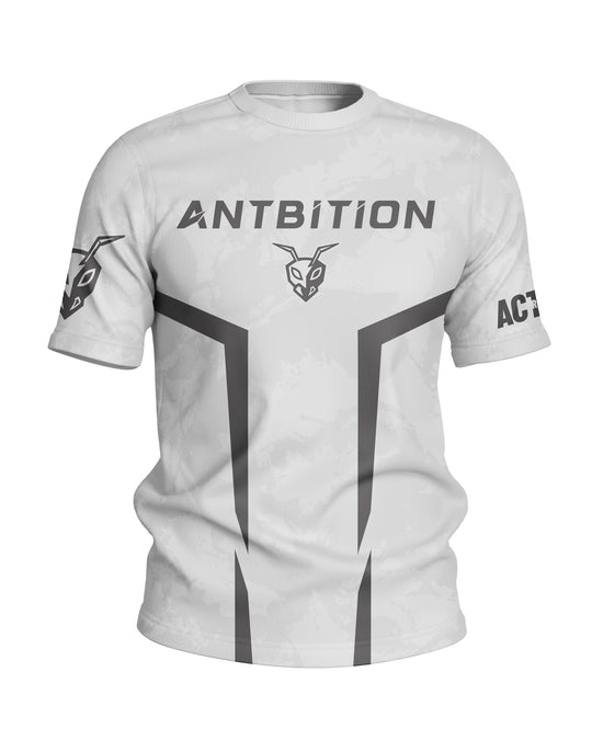Otroška funkcijska/trening majica Antbition - OG White (unisex)