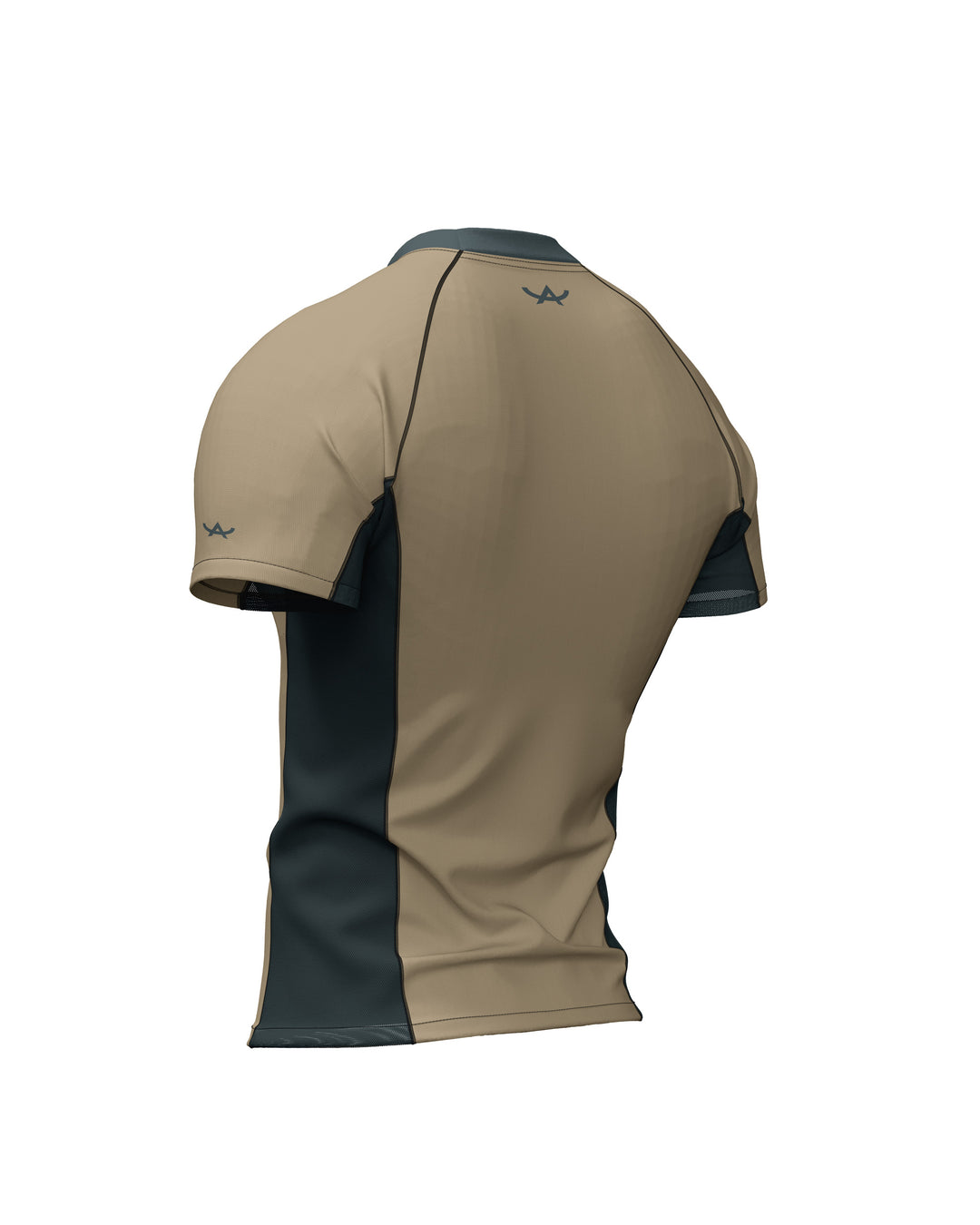 Tribe Alpha – Rashguard - Short Sleeves Ghost Division (Beige) – prikaz 4
