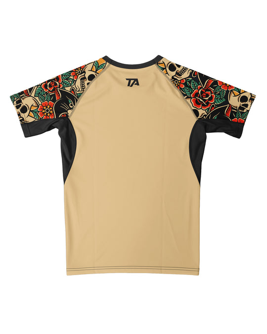 Rashguard DDLM Blood Rose #2 - Short Sleeves M/Ž
