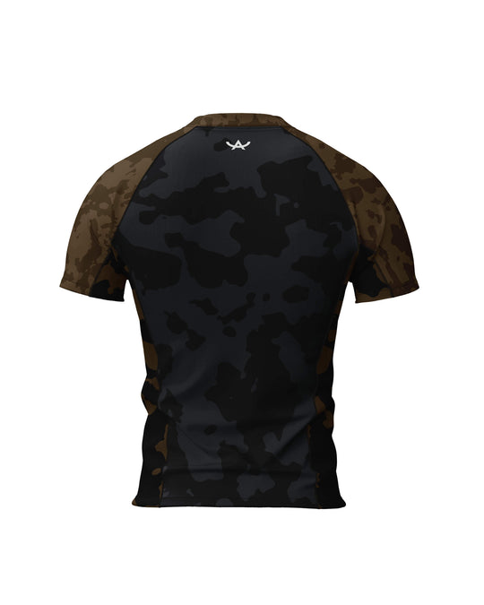 Ranked Rashguard – Kurzarm – Unit: Brown