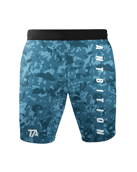 Kompresijske hlačke Antbition - Navy Camo
