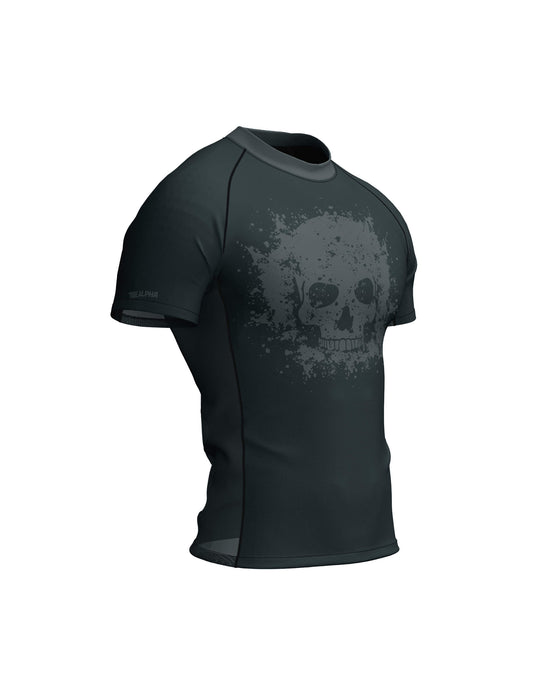 Tribe Alpha – Rashguard - Short Sleeves Ghost Division (Dark Green) – prikaz 1