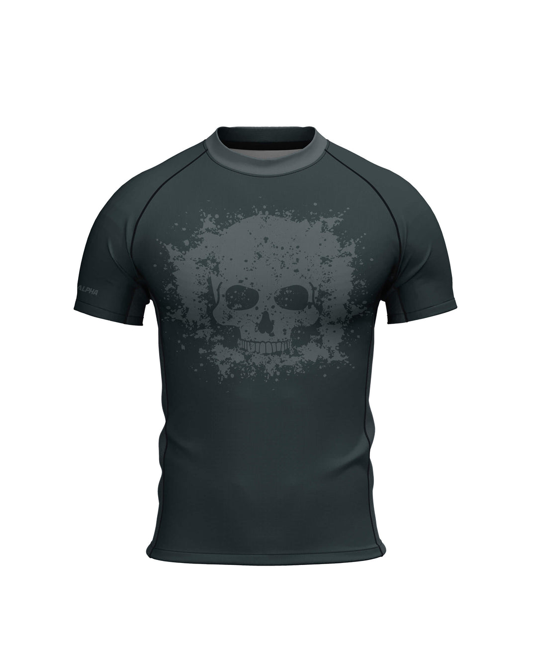 Tribe Alpha – Rashguard - Short Sleeves Ghost Division (Dark Green) – prikaz 3