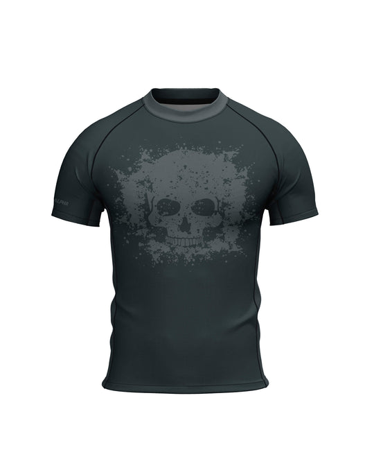 Tribe Alpha – Rashguard - Short Sleeves Ghost Division (Dark Green) – prikaz 3