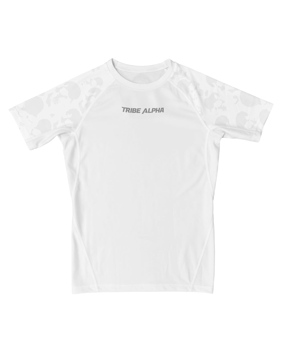Tribe Alpha – Rashguard DDLM Dead Calm - White - Short Sleeves M/F – prikaz 1
