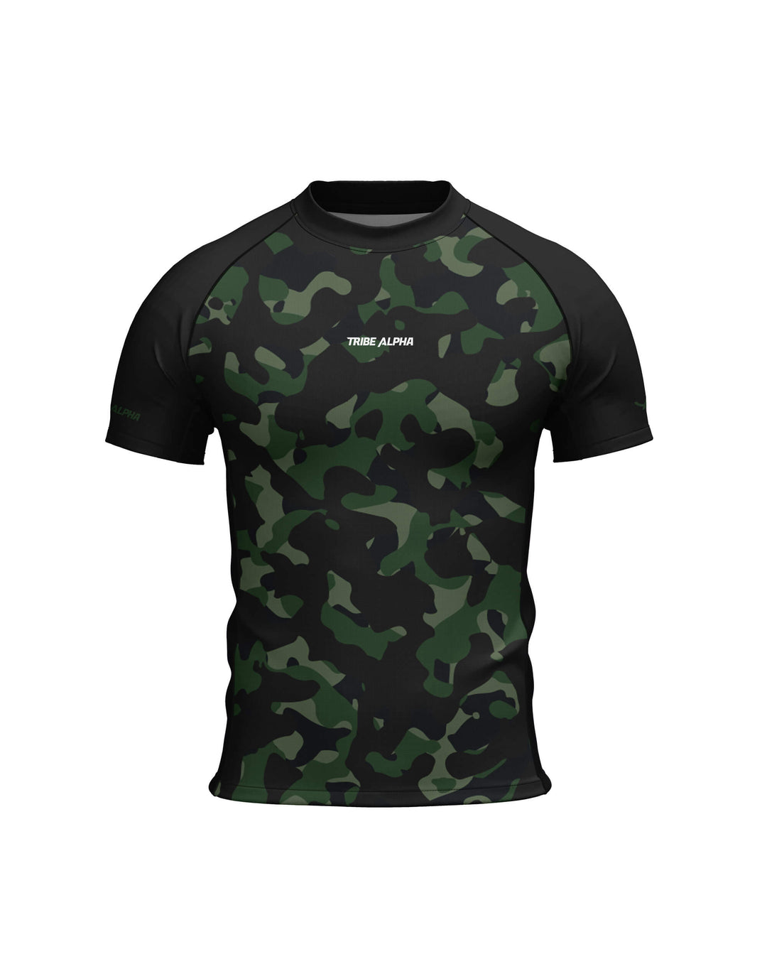 Tribe Alpha – Rashguard - Short Sleeves Deep Jungle Ops – prikaz 4