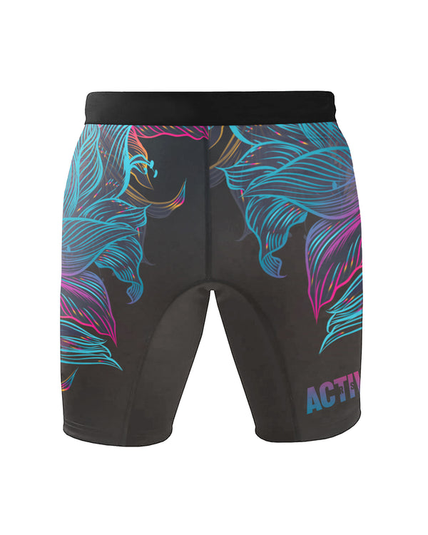 Tribe Alpha – Floral – Compression Shorts