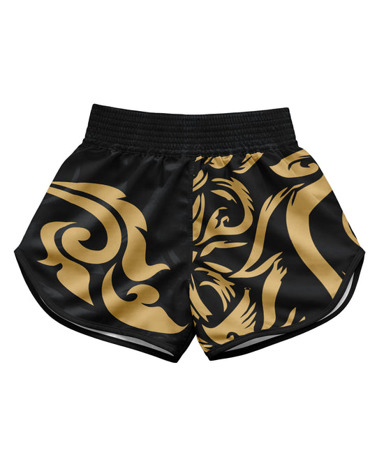 Tribe Alpha Muay Thai Shorts - Gold Shadow