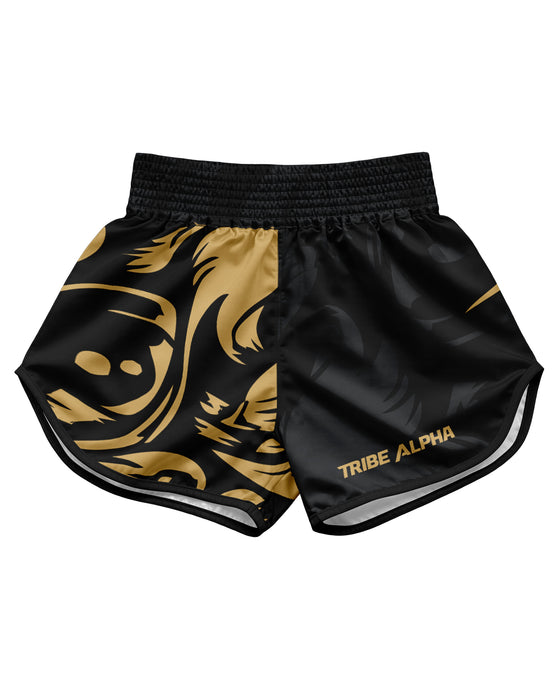 Tribe Alpha Muay Thai Shorts - Gold Shadow