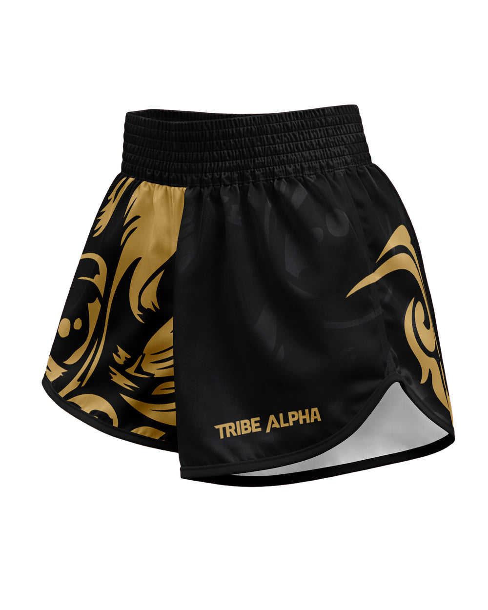 Tribe Alpha Muay Thai Shorts - Gold Shadow