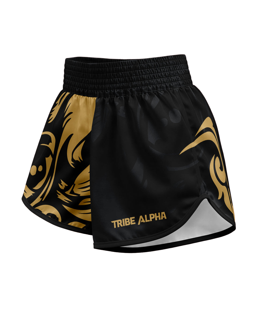 Tribe Alpha Muay Thai Shorts - Gold Shadow