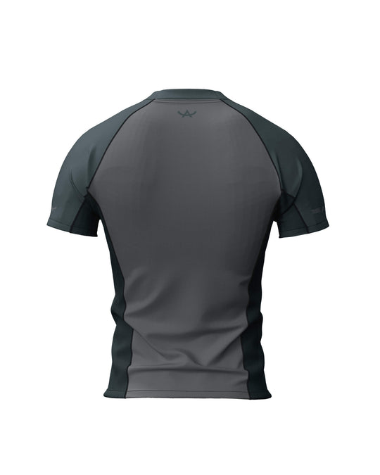 Tribe Alpha – Rashguard - Short Sleeves Ghost Division (Grey) – prikaz 2