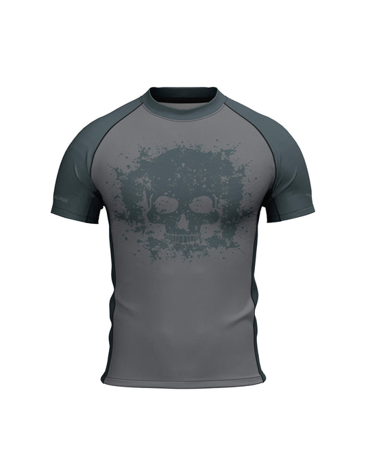 Tribe Alpha – Rashguard - Short Sleeves Ghost Division (Grey) – prikaz 4