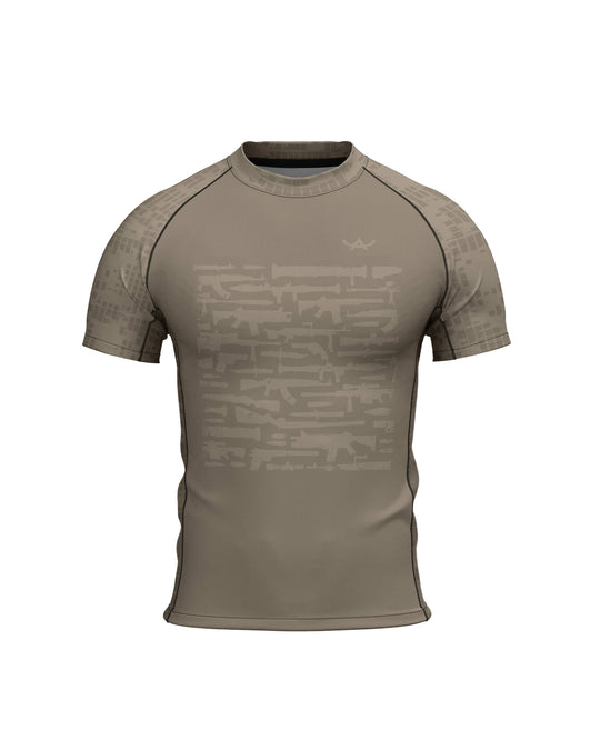 Tribe Alpha – Rashguard - Short Sleeves Supply Drop (Desert) – prikaz 3