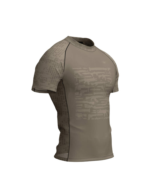 Tribe Alpha – Rashguard - Short Sleeves Supply Drop (Desert) – prikaz 1