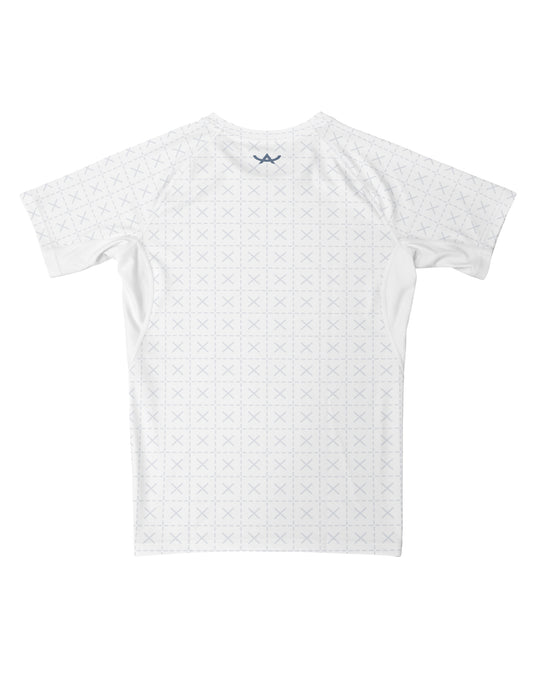 Tribe Alpha – Jita Kyoei (White) – Short Sleeve Rashguard