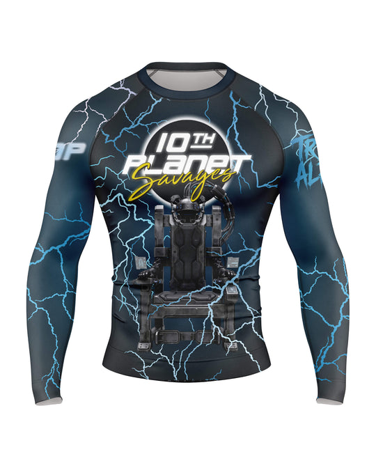 Rashguard - Short/Long Sleeves 10thPlanet Savages - Electric Chair M/F