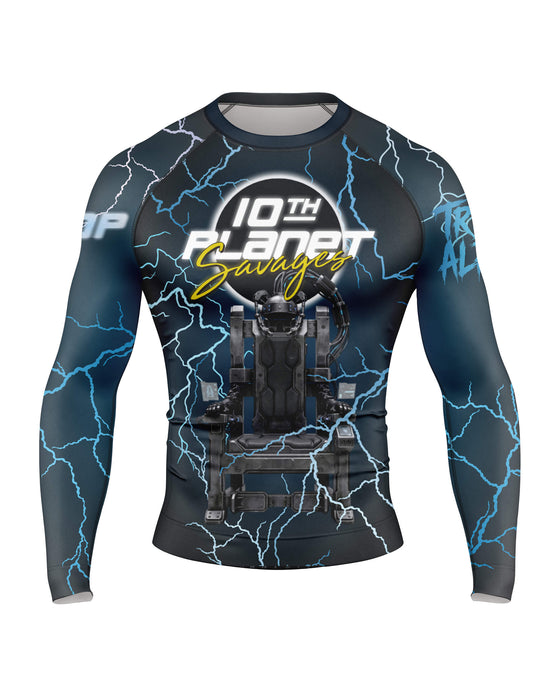 Rashguard - Short/Long Sleeves 10thPlanet Savages - Electric Chair M/F