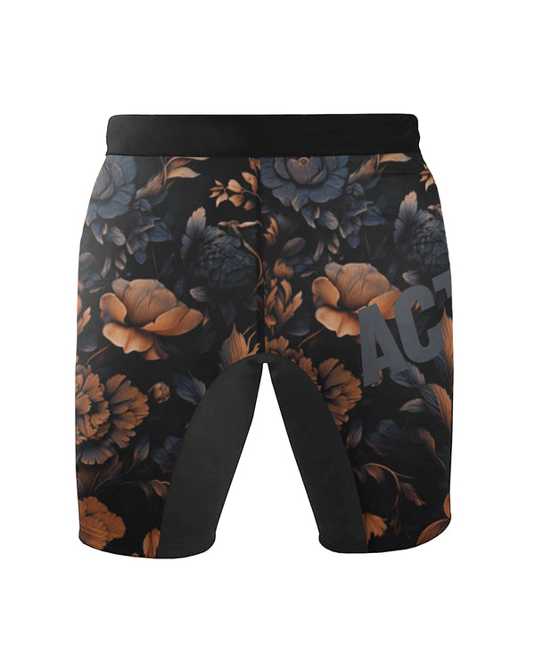 Tribe Alpha – Midnight Bloom – Compression Shorts