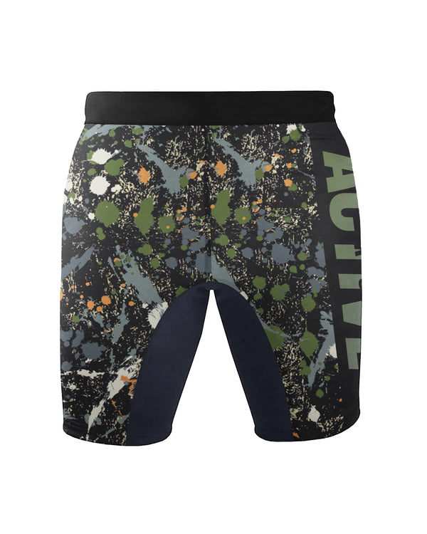Tribe Alpha – Painted Camo – Compression Shorts