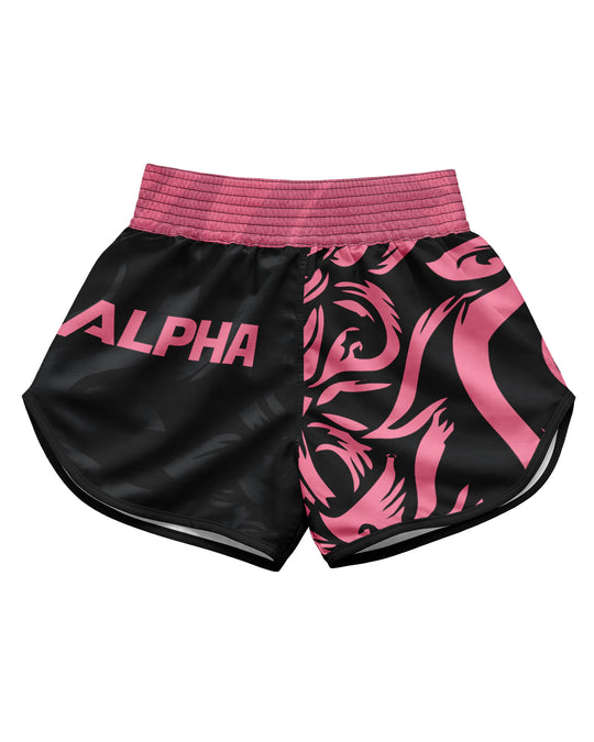 Tribe Alpha Muay Thai Shorts - Pink Shadow