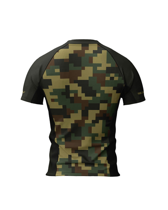 Tribe Alpha – Rashguard - Short Sleeves Pixel Recon – prikaz 2