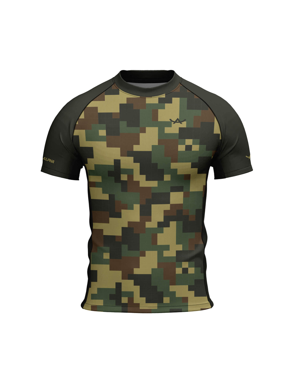 Tribe Alpha – Rashguard - Short Sleeves Pixel Recon – prikaz 4