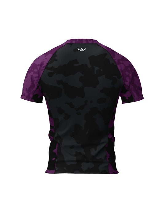 Ranked Rashguard - Short Sleeves - Unit: Purple