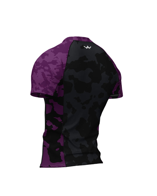 Ranked Rashguard - Short Sleeves - Unit: Purple