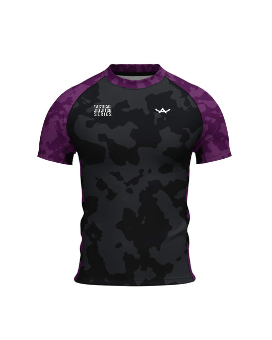 Ranked Rashguard - Short Sleeves - Unit: Purple