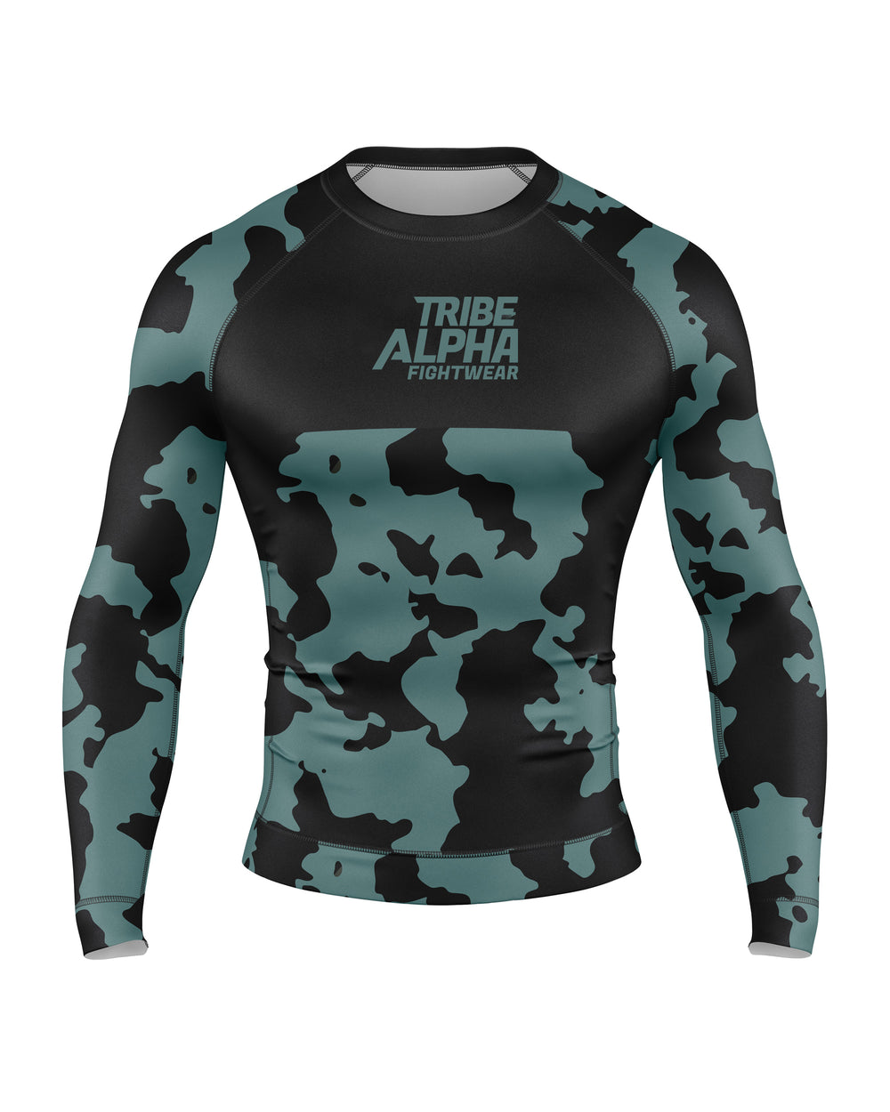 Tribe Alpha – Rashguard Green Camo – prikaz 1