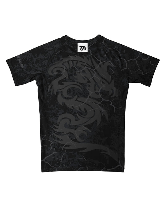 Rashguard - kratki rokavi Fight Club Ljubljana - The Dragon M/Ž (3 Colors)