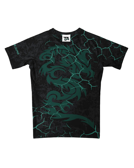 Rashguard - kratki rokavi Fight Club Ljubljana - The Dragon M/Ž (3 Colors)