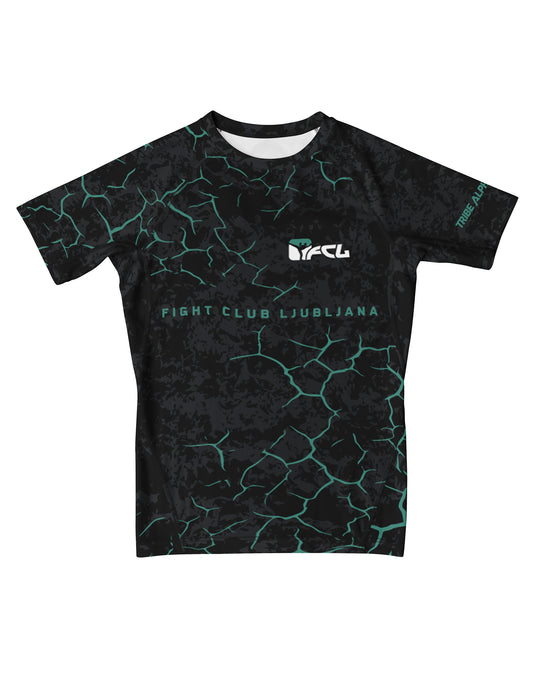 Rashguard - kratki rokavi Fight Club Ljubljana - The Dragon M/Ž (3 Colors)