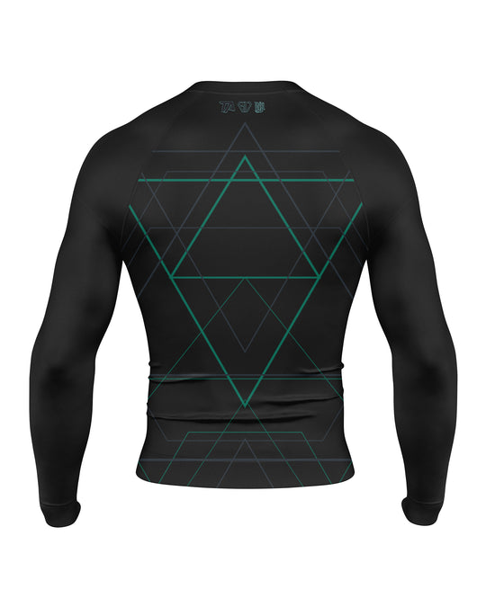 Limited Rashguard by BrINK x Gufe - Long Sleeves - Dark Pulse M/Ž