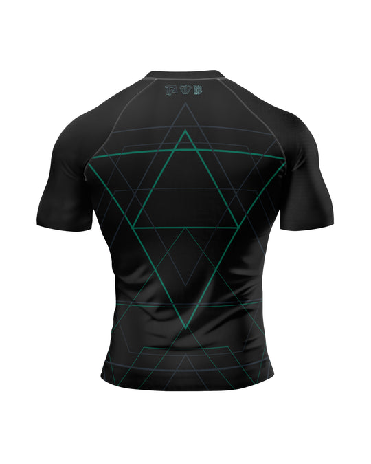 Limited Rashguard by BrINK x Gufe - Short Sleeves - Dark Pulse M/Ž