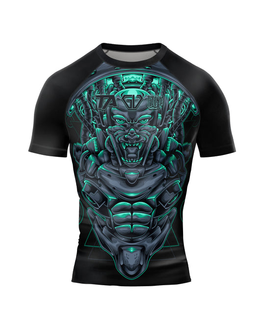 Limited Rashguard by BrINK x Gufe - Short Sleeves - Dark Pulse M/Ž
