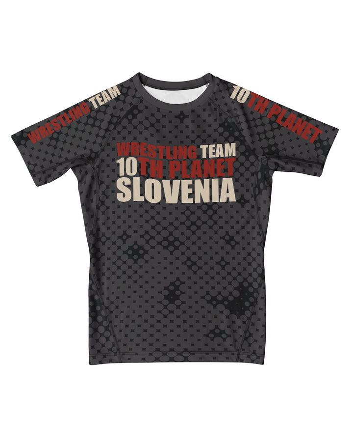 10th Planet – 10P Wrestling Team #2 – Kids Short Sleeve Rashguard