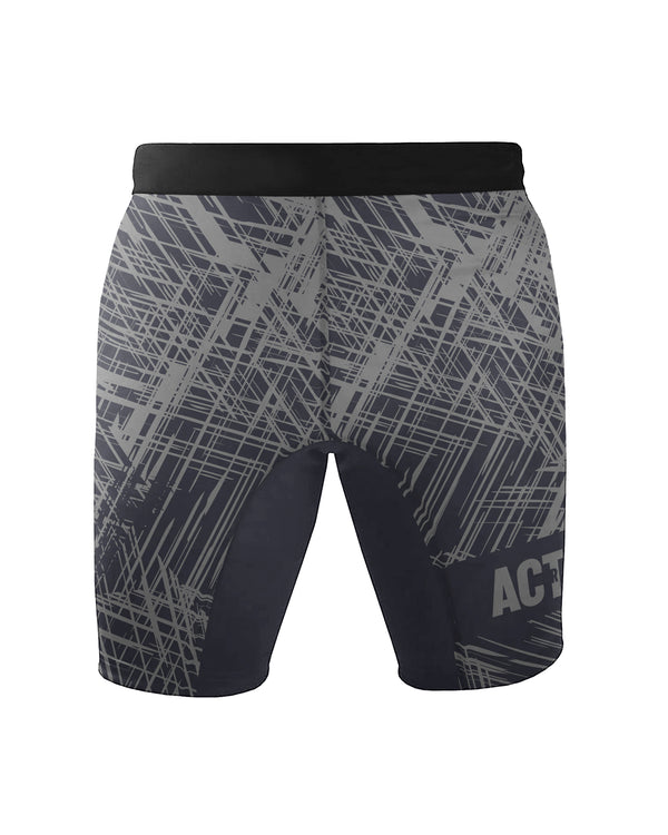 Tribe Alpha – Scratched (Grey) – Compression Shorts