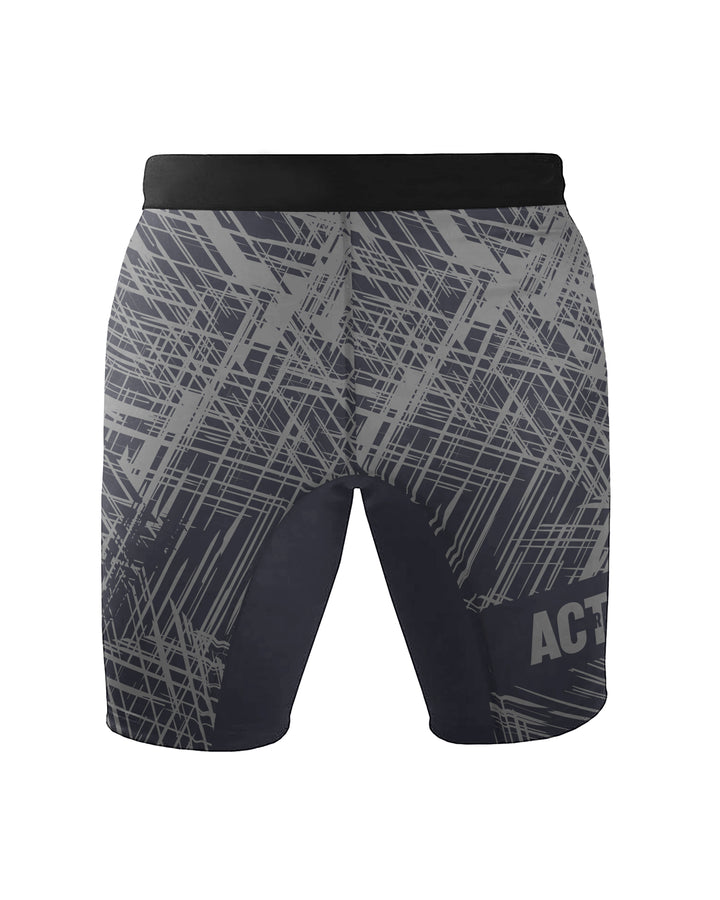 Tribe Alpha – Scratched (Grey) – Compression Shorts