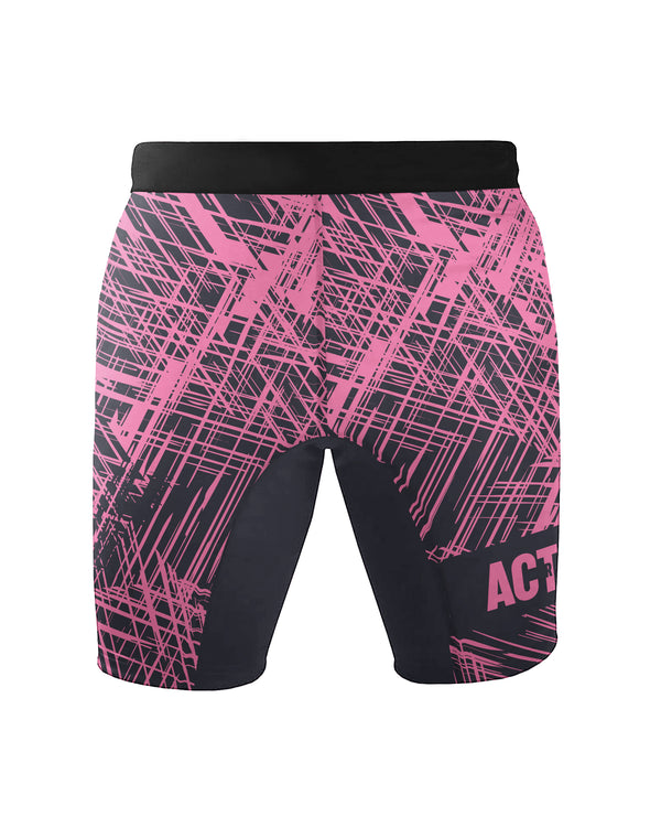 Tribe Alpha – Scratched (Pink) – Compression Shorts