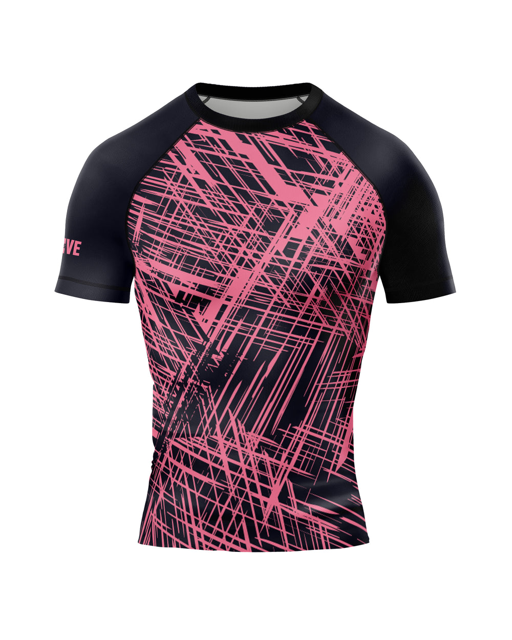 Tribe Alpha – Rashguard Scratched by a WB (Pink) M/F – prikaz 1