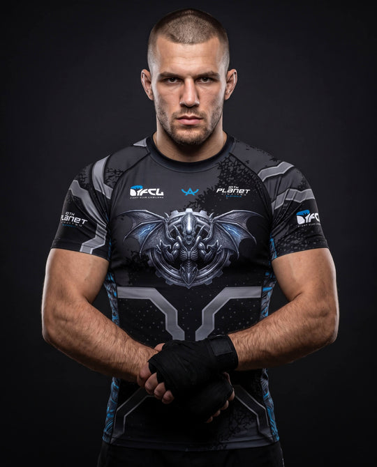 Rashguard 10th Planet x FCL - Alien vs. Dragon - Short Sleeves