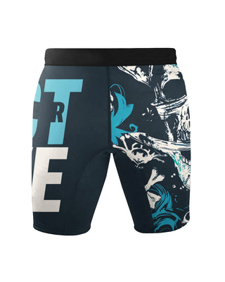 Compression MMA Shorts - Skull Bite